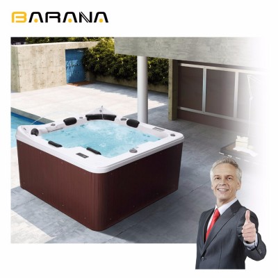 Freestanding acrylic outdoor whirlpool massage bathtub form China